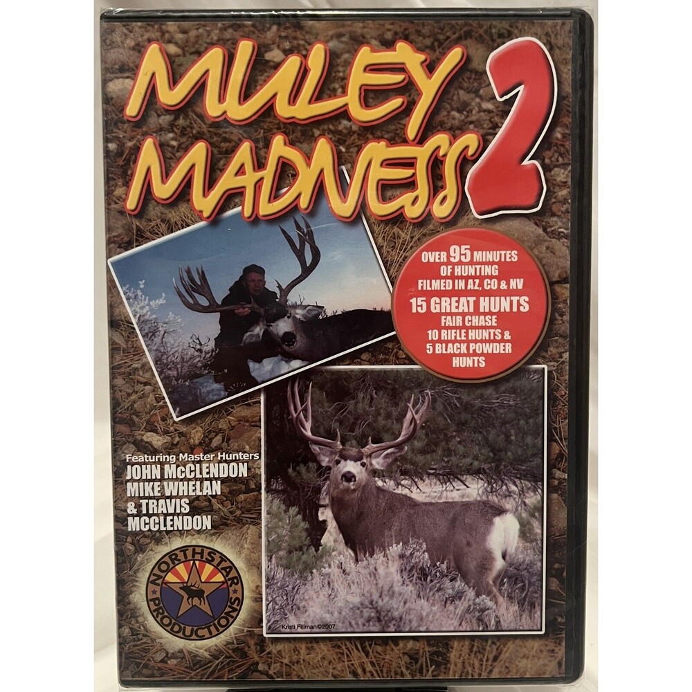 Muley Madness 2 [DVD, 680288002493] 15 Hunts AZ, CO & NV * Brand New